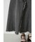 ASYMMETRY BUTTON SLIT SKIRT
