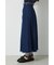 ASYMMETRY BUTTON SLIT SKIRT