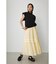 COTTON TIERED SKIRT