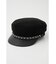 CONTRAST CHAIN CASQUETTE