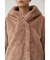 FLUFFY HOODIE COAT