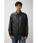 FAUX LEATHER A-2 FLIGHT JACKET