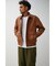 FAUX LEATHER A-2 FLIGHT JACKET