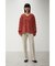 CHENILLE CABLE V／N KNIT TOPS
