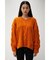CHENILLE CABLE V／N KNIT TOPS