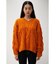 CHENILLE CABLE V／N KNIT TOPS