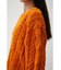 CHENILLE CABLE V／N KNIT TOPS