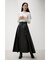FAUX LEATHER HIGH WAIST SKIRT