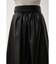 FAUX LEATHER HIGH WAIST SKIRT