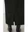 FAUX SUEDE SLIT SKIRT