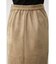 FAUX SUEDE SLIT SKIRT