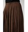 FAUX SUEDE PLEATED SKIRT