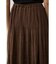 FAUX SUEDE PLEATED SKIRT