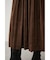 FAUX SUEDE PLEATED SKIRT