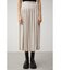 FAUX SUEDE PLEATED SKIRT