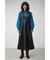 FAUX LEATHER LONG ONEPIECE