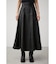 STITCH DESIGN LEATHER SKIRT