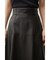 STITCH DESIGN LEATHER SKIRT