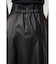 STITCH DESIGN LEATHER SKIRT