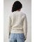 LACE JACQUARD H／N KNIT TOPS