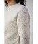 LACE JACQUARD H／N KNIT TOPS