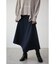 DOUBLE FACE ASYMMETRY SKIRT