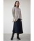 DOUBLE FACE ASYMMETRY SKIRT
