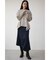 DOUBLE FACE ASYMMETRY SKIRT