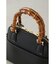 BAMBOO HANDLE HAND BAG