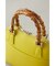 BAMBOO HANDLE HAND BAG