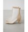 OPEN TOE SHEER SHORT BOOTS