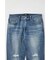 VINTAGE HEM DAMAGE DENIM