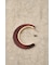WOOD BIG HOOP EARRINGS