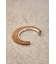 WOOD BIG HOOP EARRINGS