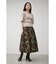 NATURE PATTERN BALLOON SKIRT
