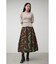 NATURE PATTERN BALLOON SKIRT