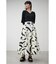 NATURE PATTERN BALLOON SKIRT