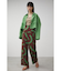 NATURE PATTERN WIDE PANTS