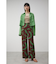 NATURE PATTERN WIDE PANTS
