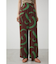 NATURE PATTERN WIDE PANTS
