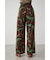 NATURE PATTERN WIDE PANTS