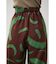 NATURE PATTERN WIDE PANTS