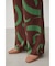 NATURE PATTERN WIDE PANTS