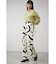 NATURE PATTERN WIDE PANTS