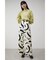 NATURE PATTERN WIDE PANTS