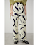 NATURE PATTERN WIDE PANTS