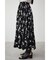 FLOWER PLEATS LONG SKIRT