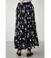 FLOWER PLEATS LONG SKIRT