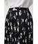 FLOWER PLEATS LONG SKIRT