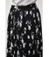 FLOWER PLEATS LONG SKIRT